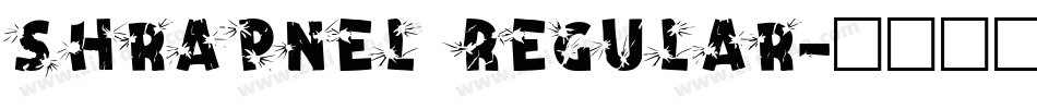 Shrapnel Regular字体转换